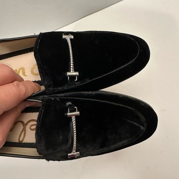 Sam Edelman Black Velvet Lior Loafers Size 8.5 US - Picture 11 of 13